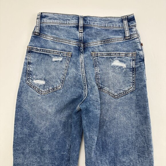 Arizona Highest Rise Vintage Straight Button Fly Women's size 3 Medium Blue Jean - Picture 5 of 5